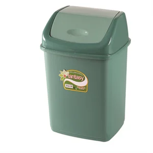 DD STYLE Ведро для мусора 10,0 л. Фантазия 09402 зеленый мрамор