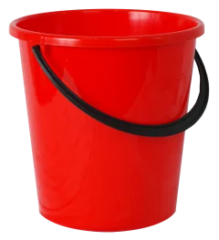 АР ПЛАСТ Ведро 12,0 л. Ромашка 02014 красный