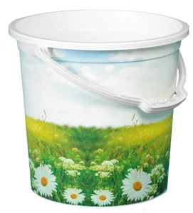 АР ПЛАСТ Ведро с аппликацией 12,0 л. 020321 бежевый