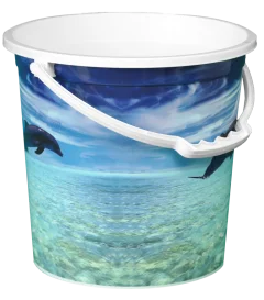 АР ПЛАСТ Ведро с аппликацией 12,0 л. 020321 белый