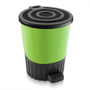 DD STYLE Ведро для мусора 8,0 л. 01061 салатовый