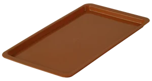 АР ПЛАСТ Поднос 48*31 см большой 16017 терракотовый