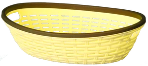 АР-ПЛАСТ Сухарница 32*22см.Плетенка 16010 А лимонный