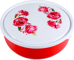 АР ПЛАСТ Салатник 3,5 л. Фантазия 12007 красный