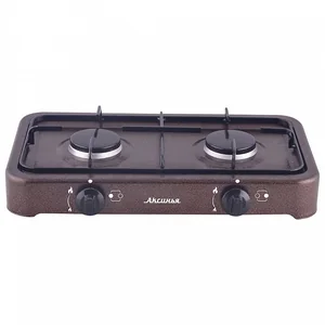 АКСИНЬЯ Плита газовая КС-106 коричневая