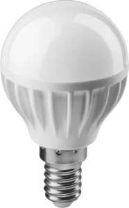 Онлайт Лампа светодиодная LED 8 вт Е14 4000К шар белый свет 780