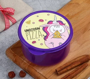 ЗВ Ланч-бокс  500 мл. Unicorn pizza 4569098