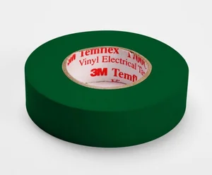 Temflex Изолента ПВХ 19 мм x 20 м Зеленая 539