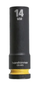 Hanskonner Головка торцевая ударная глубокая 1/2" 14 мм HK1045-19-1/2X14L