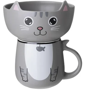 Lefard Набор Для Завтрака Cat, 2 Пр.: Салатник 500Мл, Кружка 450Мл. 260-1084