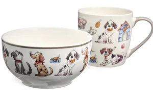 Lefard Набор Для Завтрака Dogs, 2 Пр.: Салатник 500Мл, Кружка 345Мл. 260-1055