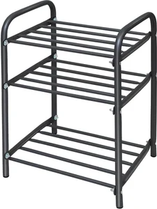 НИКА Этажерка для обуви Ника комфорт ЭТК1/Ч черный