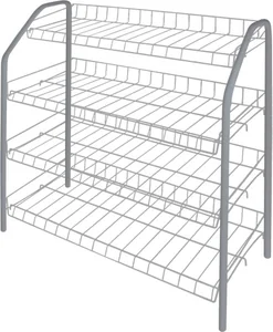 НИКА Этажерка для обуви ЭТ1/С серый