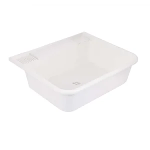 АЛЬТЕРНАТИВА Раковина для сада пластиковая М 8014 белый