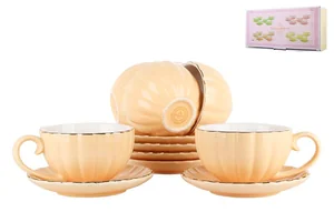 КОРАЛЛ Набор кофейный 12пр. Миндальный крем ZL09783-1