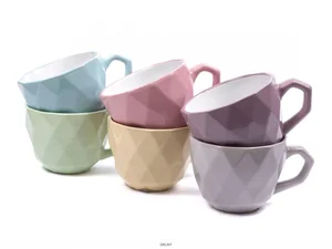 КОРАЛЛ Кружка 250 мл.  Пастель 0540136 микс