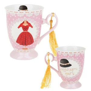 КОРАЛЛ Кружка 300 мл.Fashion girl L1030019 микс