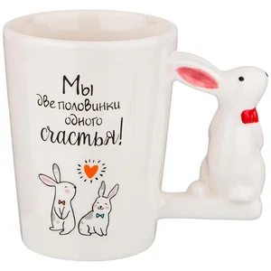 КОРАЛЛ Кружка 320 мл. Две половинки 420-050