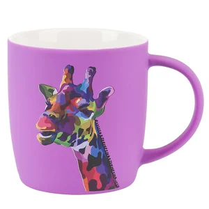 КОРАЛЛ Кружка 340 мл. Soft touch 1110038 микс