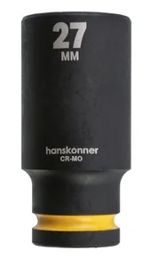 Hanskonner Головка торцевая ударная глубокая 1/2" 27 мм HK1045-19-1/2X27L