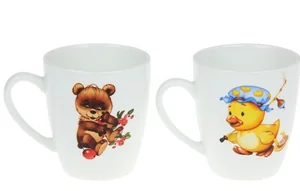 КУБАНЬФАРФОР Кружка 250 мл. Утенок медвежонок 176