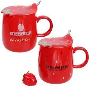 КОРАЛЛ Кружка 420 мл. Клубничка 1380032 микс