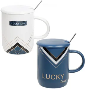 КОРАЛЛ Кружка 480 мл.Lucky day 1380031 микс
