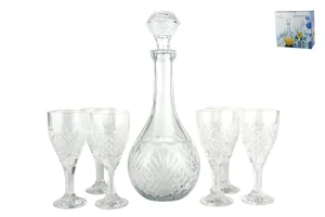 КОРАЛЛ Набор бокалов для вина 7 пр. гранение WB003-S7