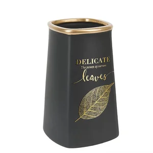 ARTHOUSE Ваза 23 см.Черное золото 0120046