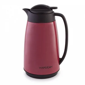 WEBBER Термос-кувшин 1 л 22010/7 бордовый с черным