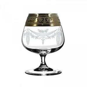 ГУСЬ ХРУСТАЛЬНЫЙ Набор бокалов для бренди 400 мл. Русский узор GE09-1812