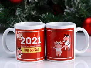 КОРАЛЛ Кружка 300 мл. Весёлые бычки 5185867