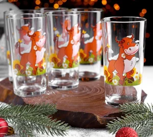 ДЕКОСТЕК Набор стаканов 6 пр.«Бык.Подсолнухи» 5199053