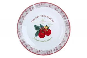 КОРАЛЛ Тарелка десертная 20 см Итальянские овощи YQ1956/20