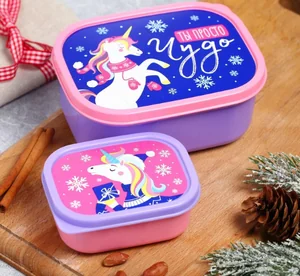 ЗВ Набор ланч-боксов «Чудесного Нового года» 2 шт. 4486242