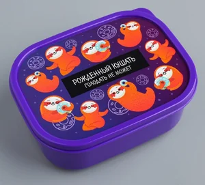 ЗВ Ланч-бокс  500 мл. Ленивцы 4569118