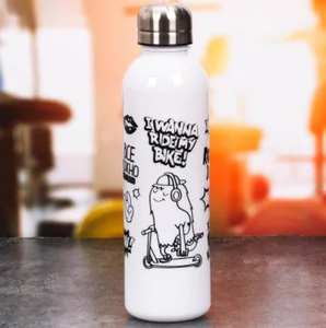 КОМАНДОР Бутылка для воды 600 мл. Жги, пока молодой 3095987