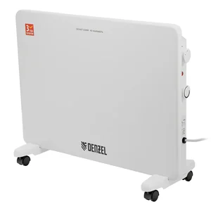 Denzel Конвектор электрический XCE-1500, 230 В, 1500 Вт, Х-элемент, термостат, колеса 98139