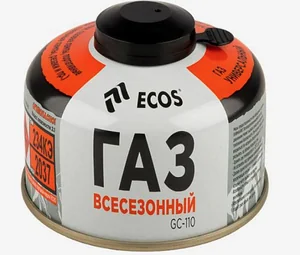 ECOS Газ всесезонный т.м. в баллоне, GC-110 (резьбовой EPI-GAS, 110 г, Корея) 140543-SK