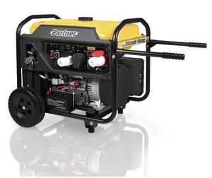PARTNER Генератор бенз. инверторный GI 12000S DUAL (220B/380B, 4-х такт, 11000Вт, авт.раб 6,5ч, 6л/ч, бак 40л, вес 89,5 кг.)