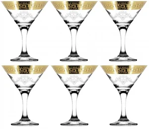 ГУСЬ ХРУСТАЛЬНЫЙ Набор бокалов для мартини 190 мл. Барокко GE63-410