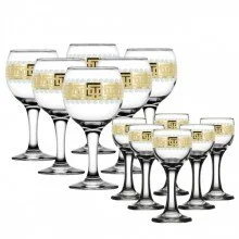 ГУСЬ ХРУСТАЛЬНЫЙ Универсальный набор 12пр. Меандр EAV26-411/134