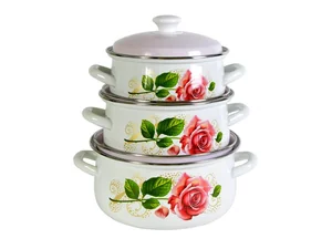 КМК Набор кастрюль (6пр.) Овация-1белый