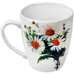 КУБАНЬФАРФОР Кружка 260 мл. Букет ромашек 176