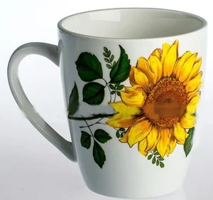 КУБАНЬФАРФОР Кружка 260 мл. Подсолнух 176