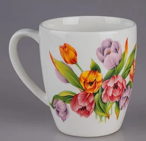 КУБАНЬФАРФОР Кружка 260 мл. Тюльпаны-2 176