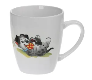 КУБАНЬФАРФОР Кружка 260 мл. Озорные щенки 176 микс