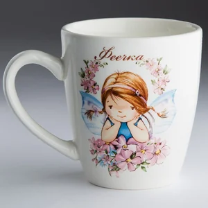 КУБАНЬФАРФОР Кружка 260 мл. Феечки 176 микс