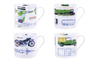 КОРАЛЛ Кружка 400мл. Mechanics YQ20101-4 микс