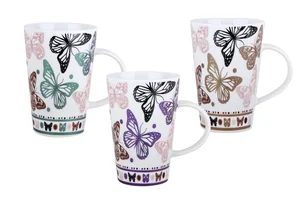 КОРАЛЛ Кружка 400 мл.Бабочки микс KR112 микс